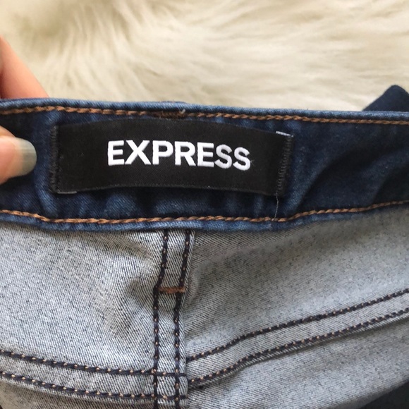 Express low rise skinny stretch leggings jeans - Picture 5 of 8